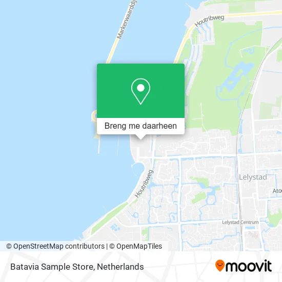 Batavia Sample Store kaart