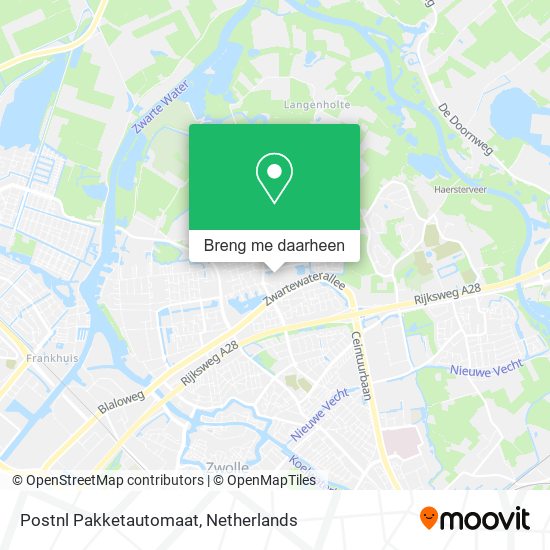 Postnl Pakketautomaat kaart