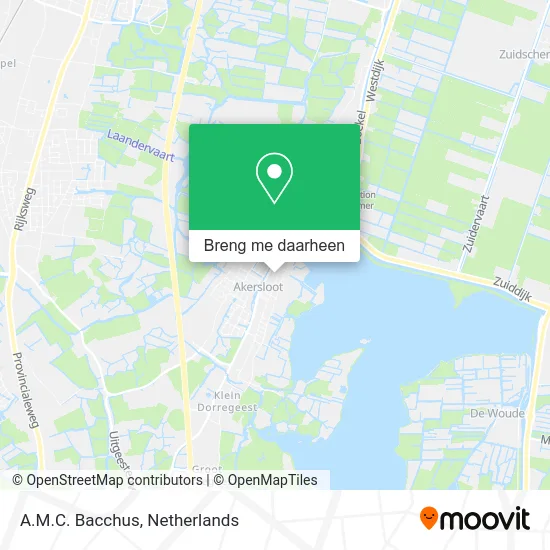 A.M.C. Bacchus kaart