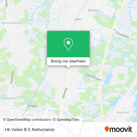 Hb Veilen B.V kaart