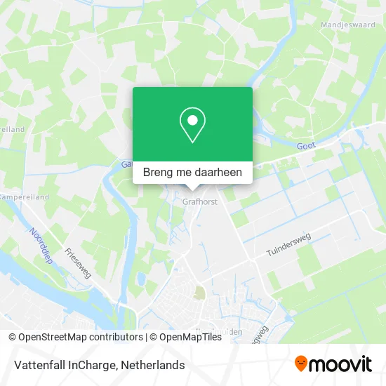 Vattenfall InCharge kaart