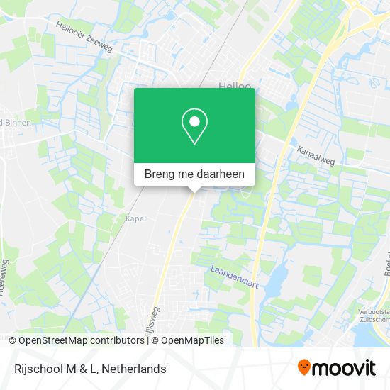 Rijschool M & L kaart