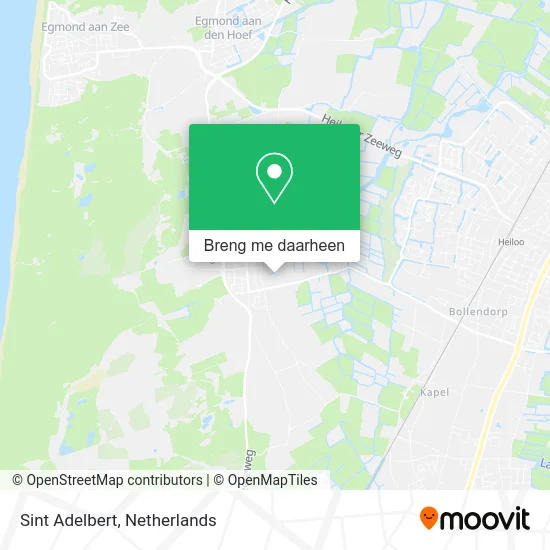 Sint Adelbert kaart