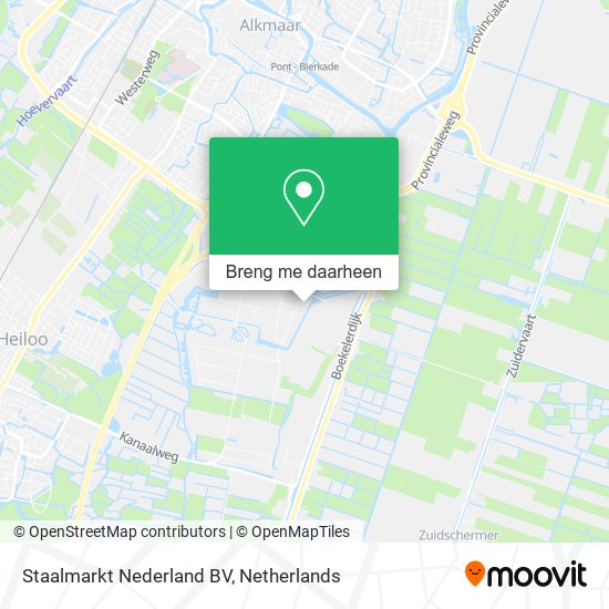 Staalmarkt Nederland BV kaart