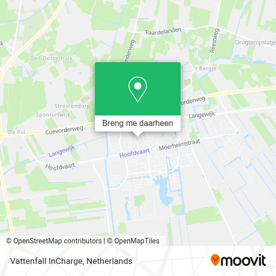 Vattenfall InCharge kaart