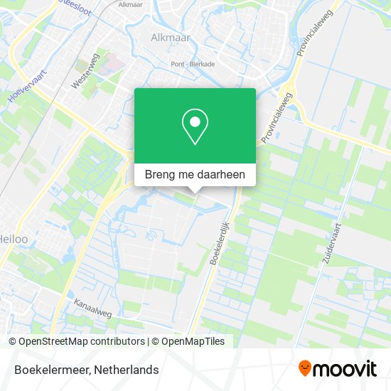 Boekelermeer kaart