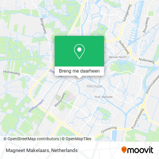 Magneet Makelaars kaart