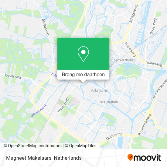Magneet Makelaars kaart