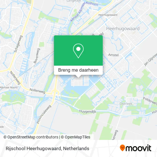 Rijschool Heerhugowaard kaart