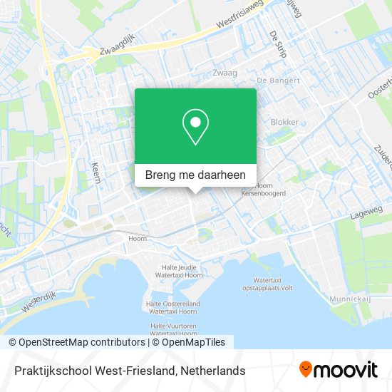 Praktijkschool West-Friesland kaart