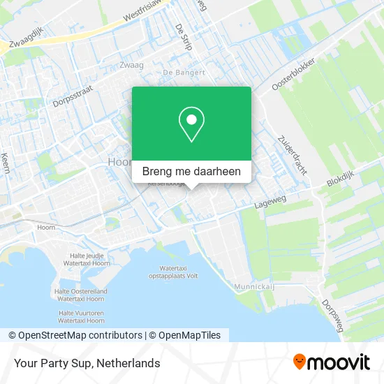 Your Party Sup kaart