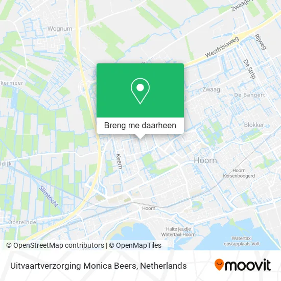 Uitvaartverzorging Monica Beers kaart
