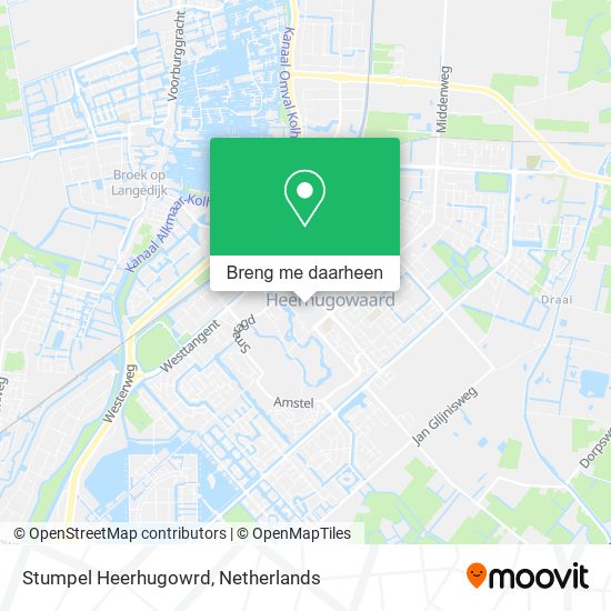 Stumpel Heerhugowrd kaart