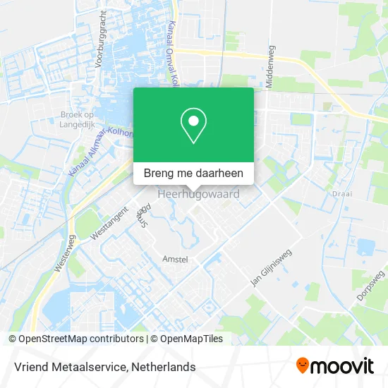 Vriend Metaalservice kaart