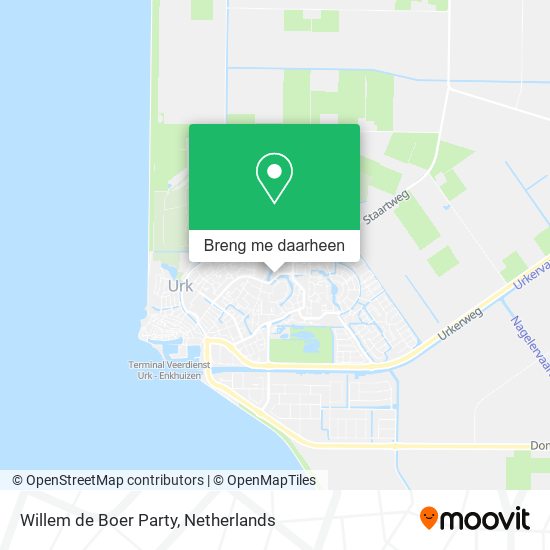 Willem de Boer Party kaart