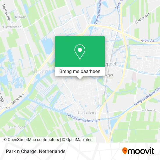 Park n Charge kaart