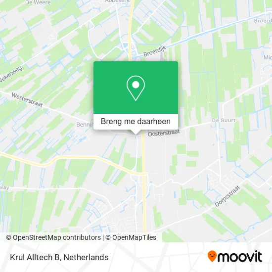 Krul Alltech B kaart