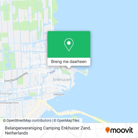 Belangenvereniging Camping Enkhuizer Zand kaart