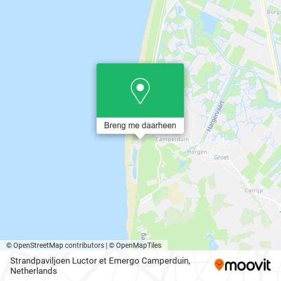 Strandpaviljoen Luctor et Emergo Camperduin kaart