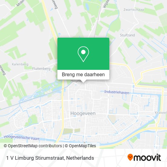 1 V Limburg Stirumstraat kaart
