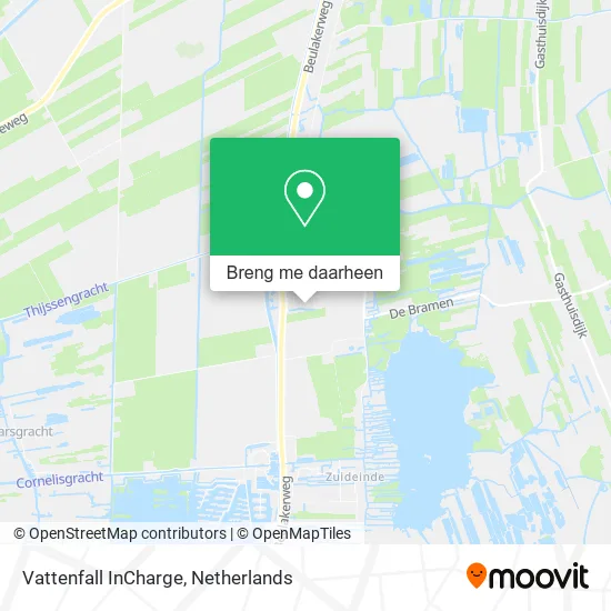 Vattenfall InCharge kaart
