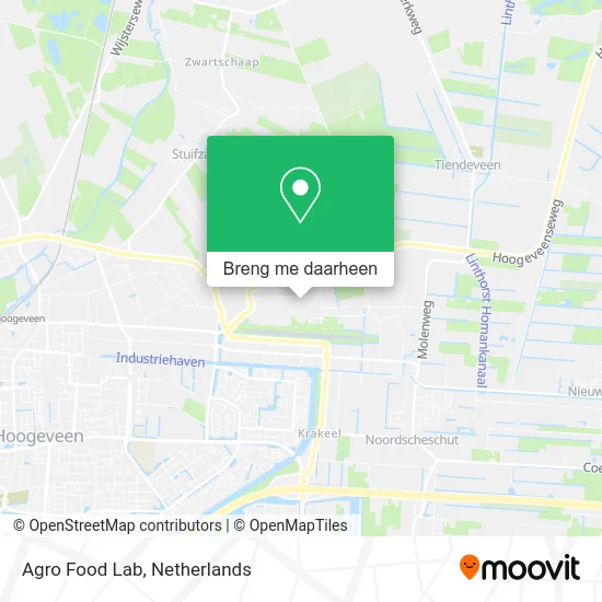 Agro Food Lab kaart