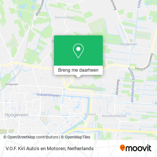 V.O.F. Kiri Auto's en Motoren kaart