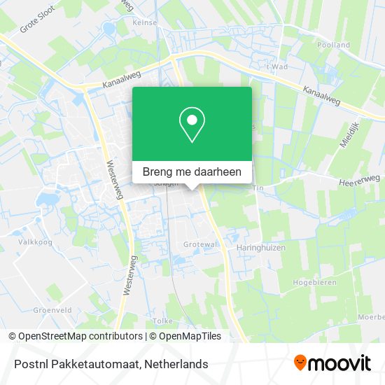 Postnl Pakketautomaat kaart