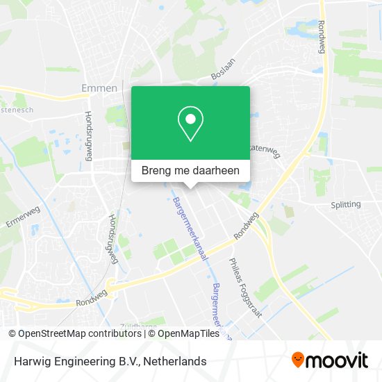 Harwig Engineering B.V. kaart