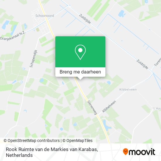 Rook Ruimte van de Markies van Karabas kaart