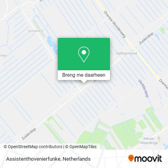 Assistenthovenierfunke kaart