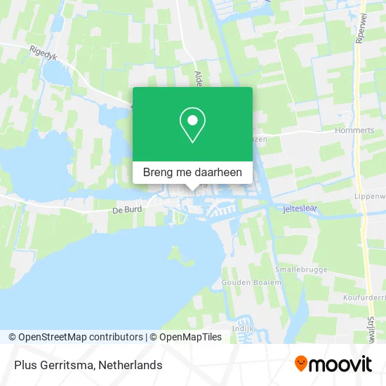 Plus Gerritsma kaart