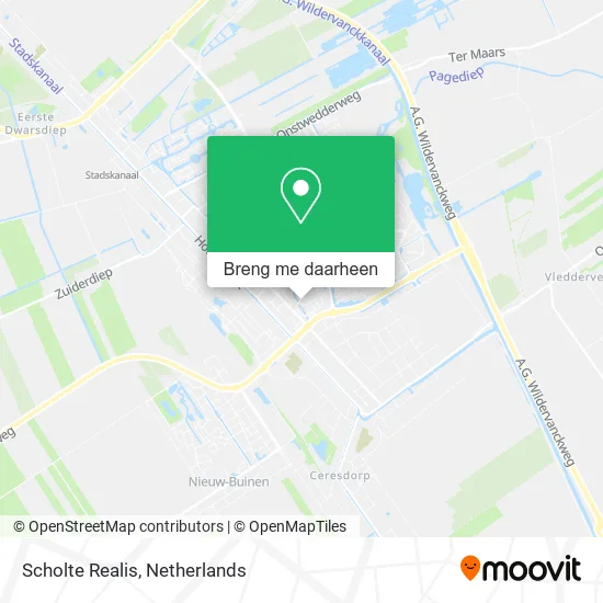 Scholte Realis kaart