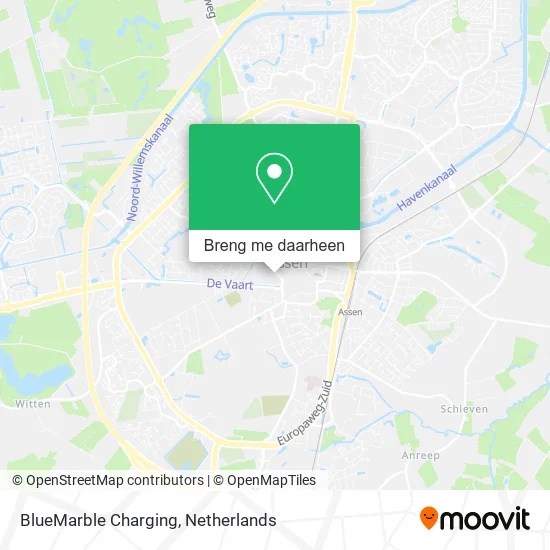 BlueMarble Charging kaart