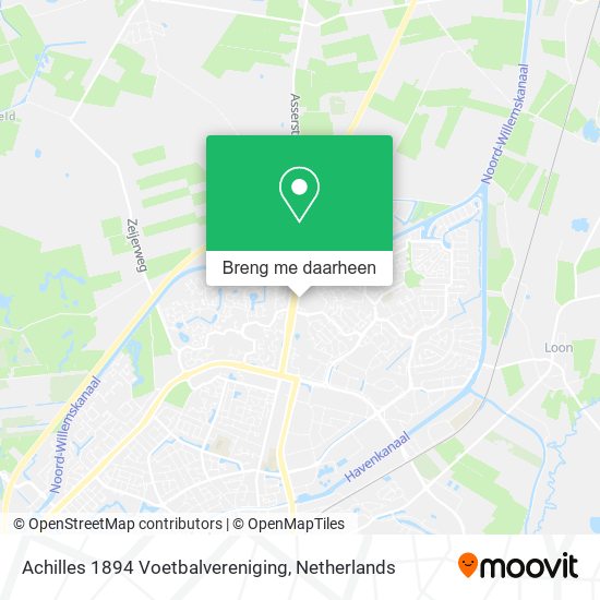 Achilles 1894 Voetbalvereniging kaart