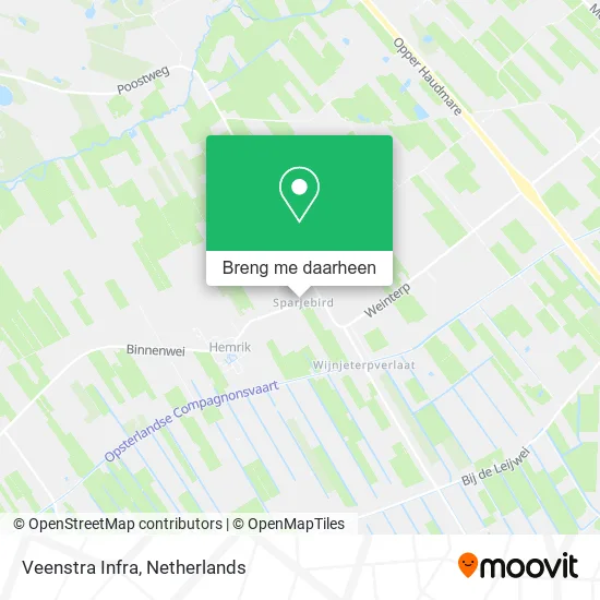 Veenstra Infra kaart
