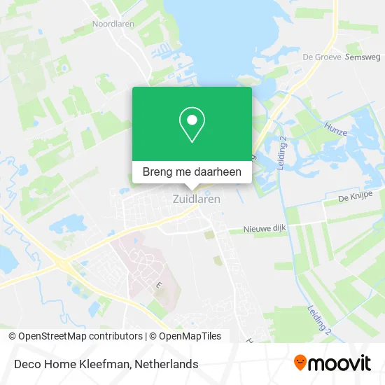 Deco Home Kleefman kaart