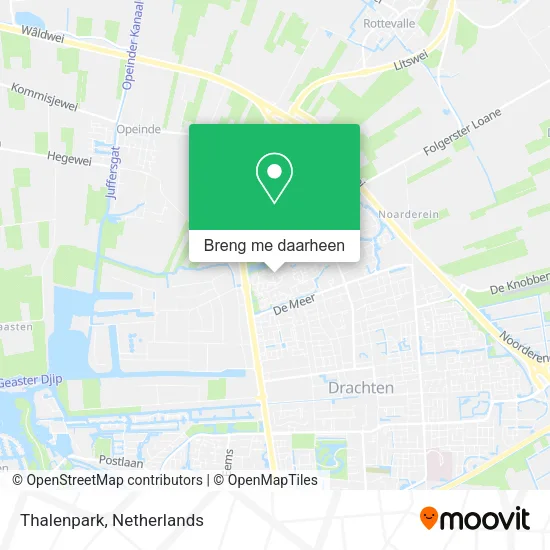 Thalenpark kaart