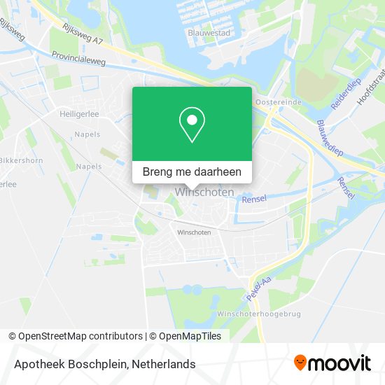 Apotheek Boschplein kaart