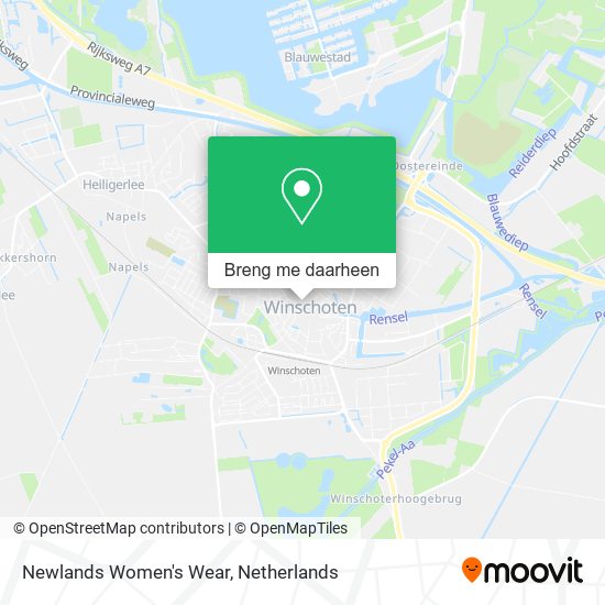 Newlands Women's Wear kaart