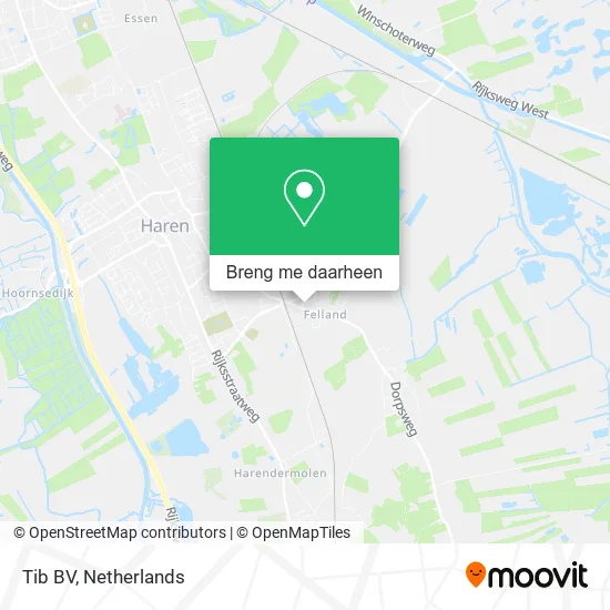 Tib BV kaart