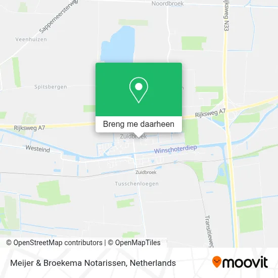 Meijer & Broekema Notarissen kaart