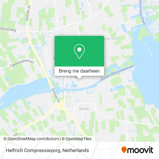 Helfrich Compressiezorg kaart