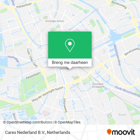 Carex Nederland B.V. kaart