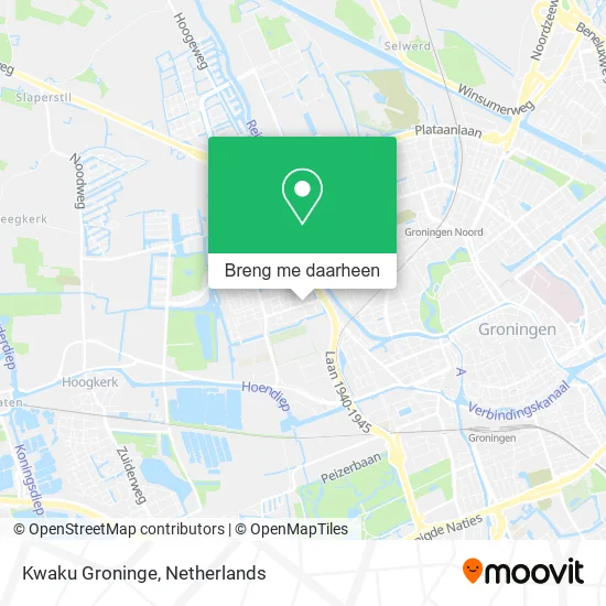 Kwaku Groninge kaart
