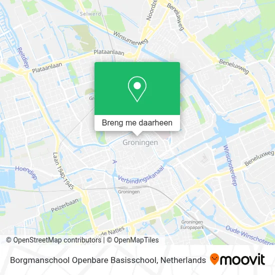 Borgmanschool Openbare Basisschool kaart