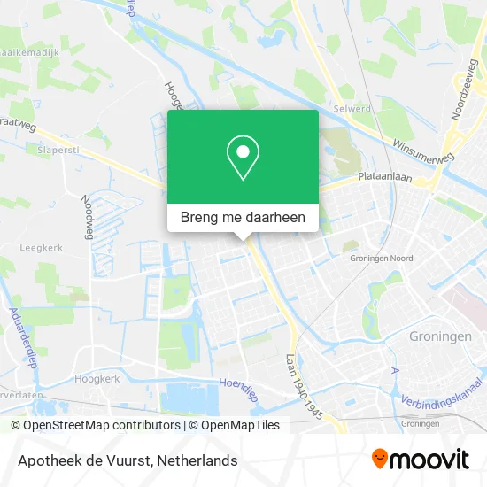 Apotheek de Vuurst kaart