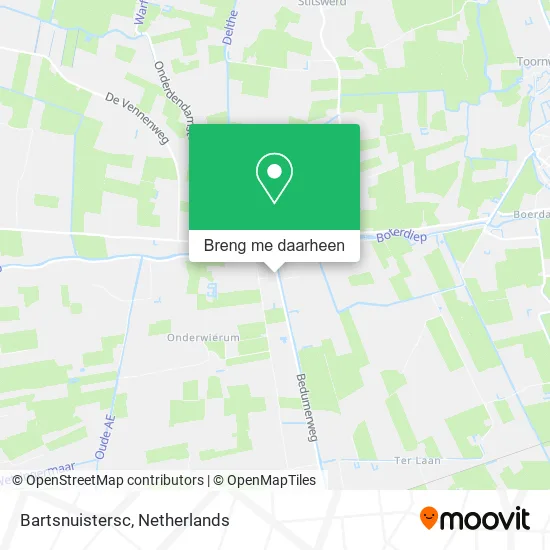 Bartsnuistersc kaart