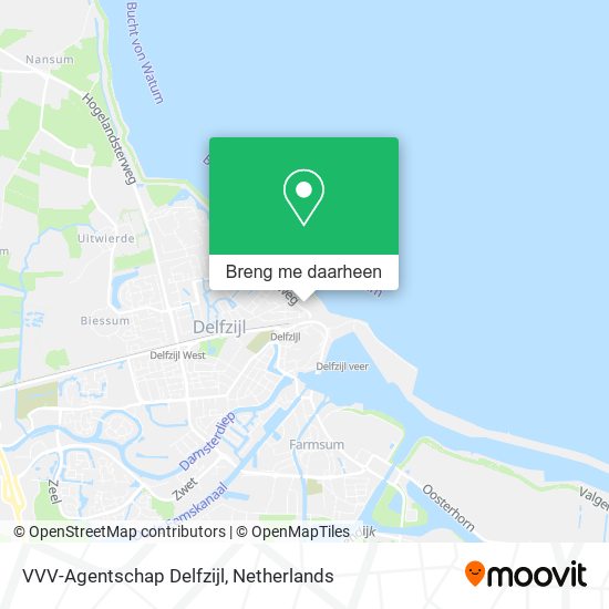 VVV-Agentschap Delfzijl kaart