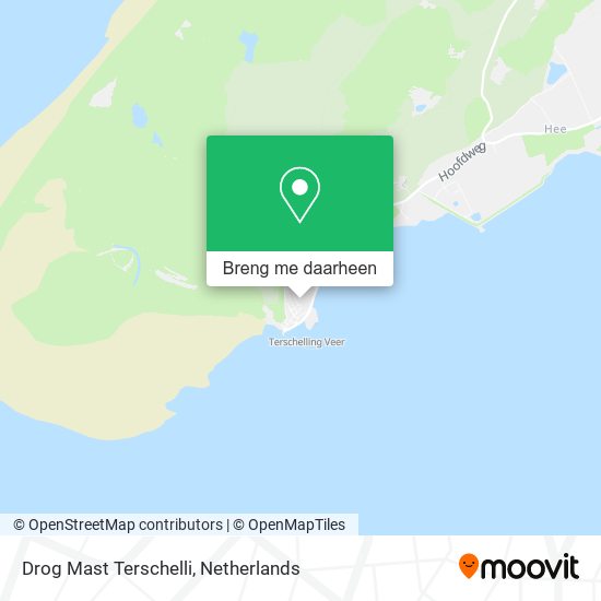 Drog Mast Terschelli kaart